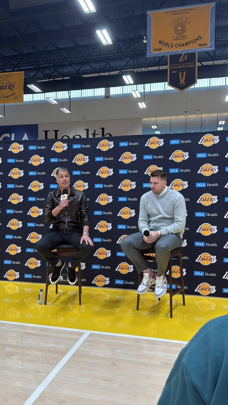 佩林卡發布會：東契奇加盟湖人是NBA曆史上的一個地震級時刻